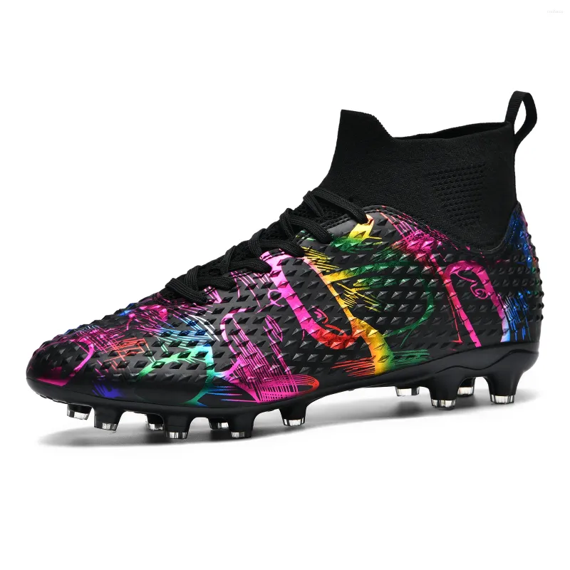 American Football Shoes Men Soccer Chlidren Futsal Non Slip Boots Grass Indoor Sports Cleats Kids Trainling Fast Sneakers