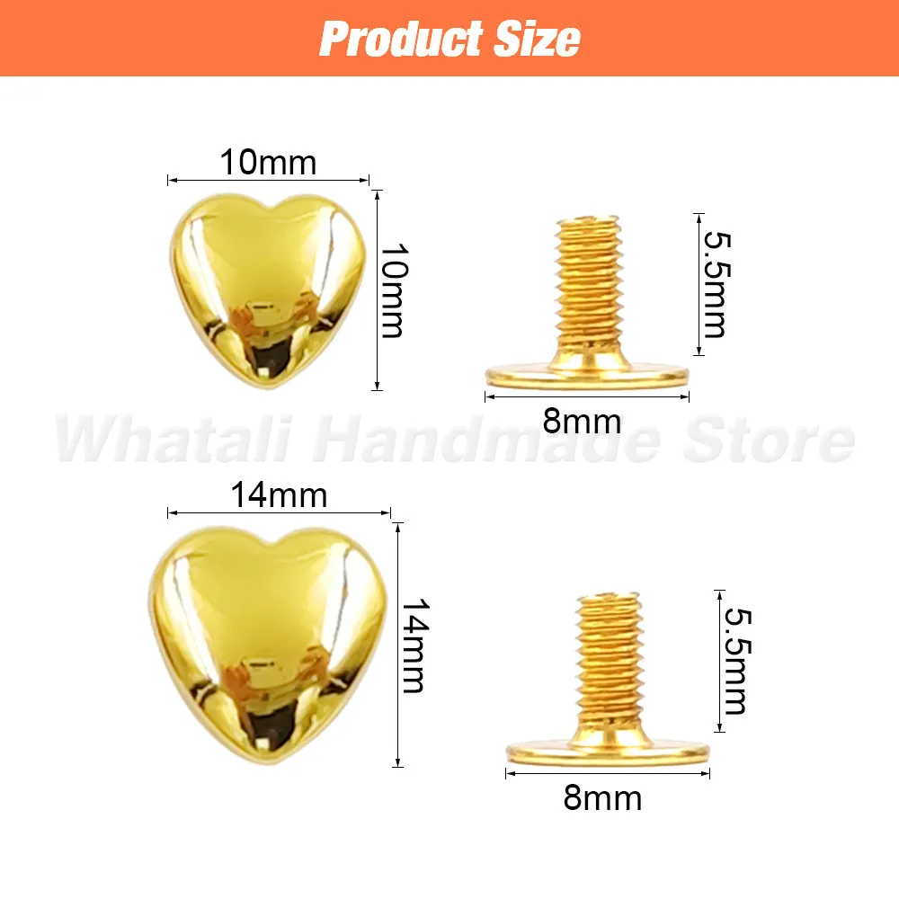 10SET 10/14 мм форма металлической винтовой винтовой шпильки.