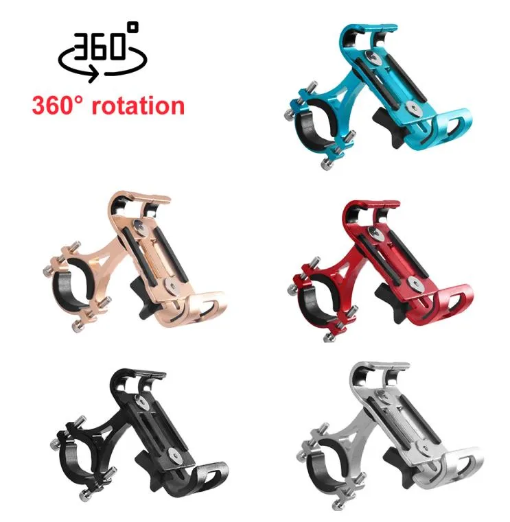 Aluminum Motorcycle Bike Bicycle Cell Phone Holder Mount Handlebar GPS Universal5132022