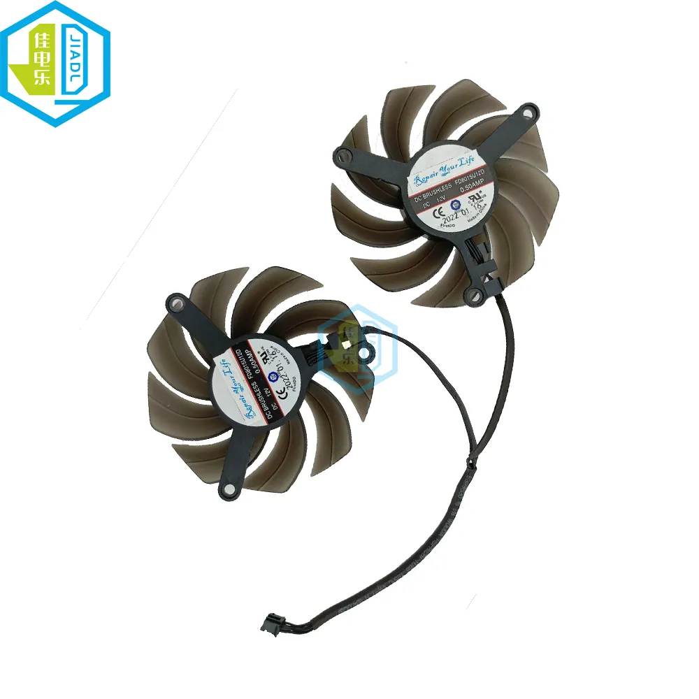 Cartes graphiques GPU 82 mm 12V Fans de refroidissement pour Gainward RTX 3060 3070 3080 3090 RTX3070TI RTX3080TI FD8015U12D VGA COFHER FAN NOUVEAU