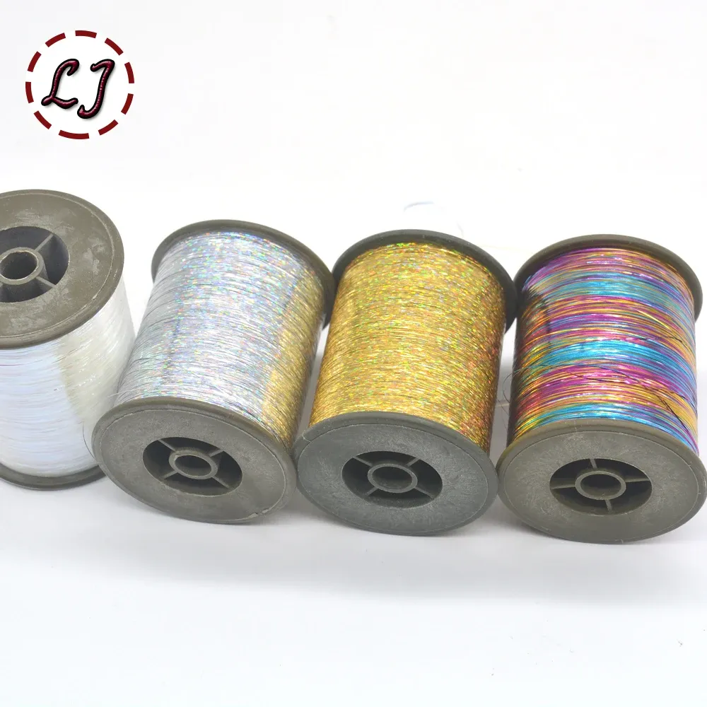 新しい28cフラットワイヤー8000m/ロールDMCメタリック刺繍かぎ針編み糸編糸クロスステッチ糸縫製アクセサリーDIY