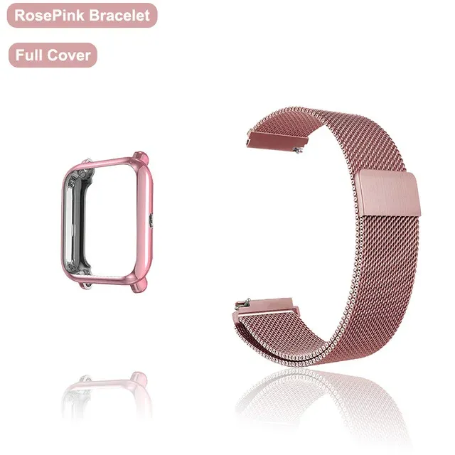 Metal strap Case Protector For Garmin Venu Sq smart watch accessories For Garmin Venu Sq2Bracelet Full Cover shell frame