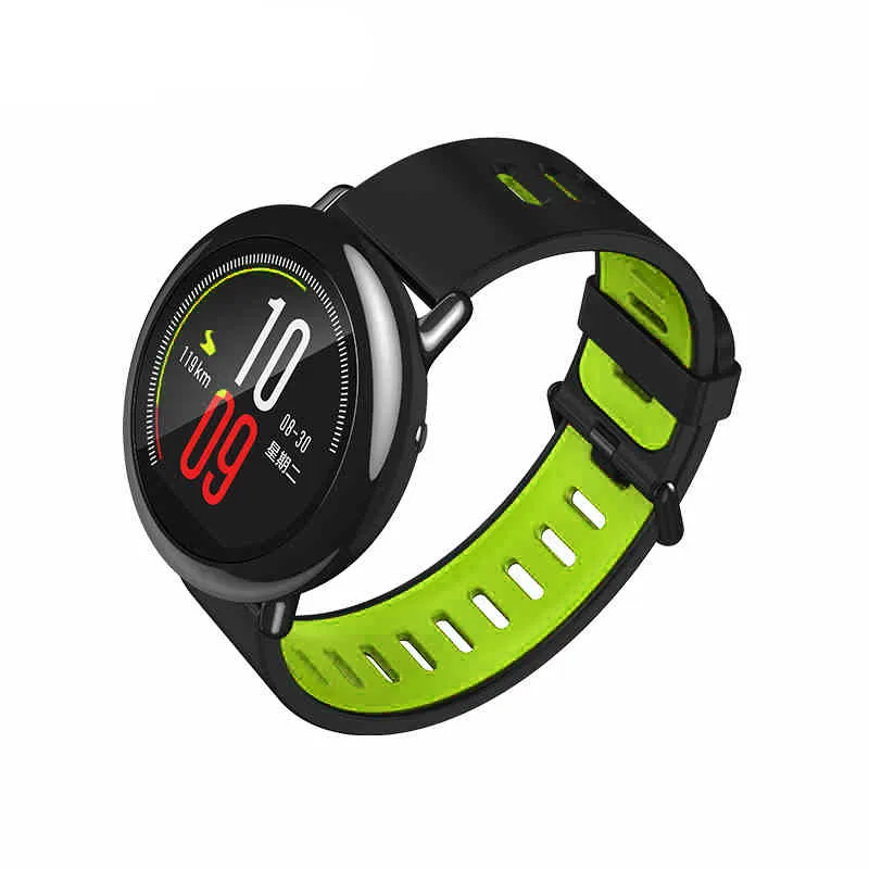 Silikongurt für Xiaomi Huami Amazfit Bip Bit Tempo Lite Jugend 22mm Uhrenband Sportgurt Armband Ersatzband Correa