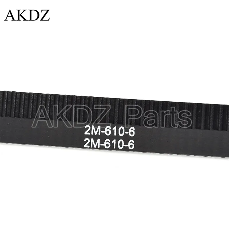 2GT Timing Belt-tang Longueur 586 600 606 610 616 630 640 650 660 670 690 Largeur 6 mm 2m 2GT Caoutchouc synchrone fermé fermé