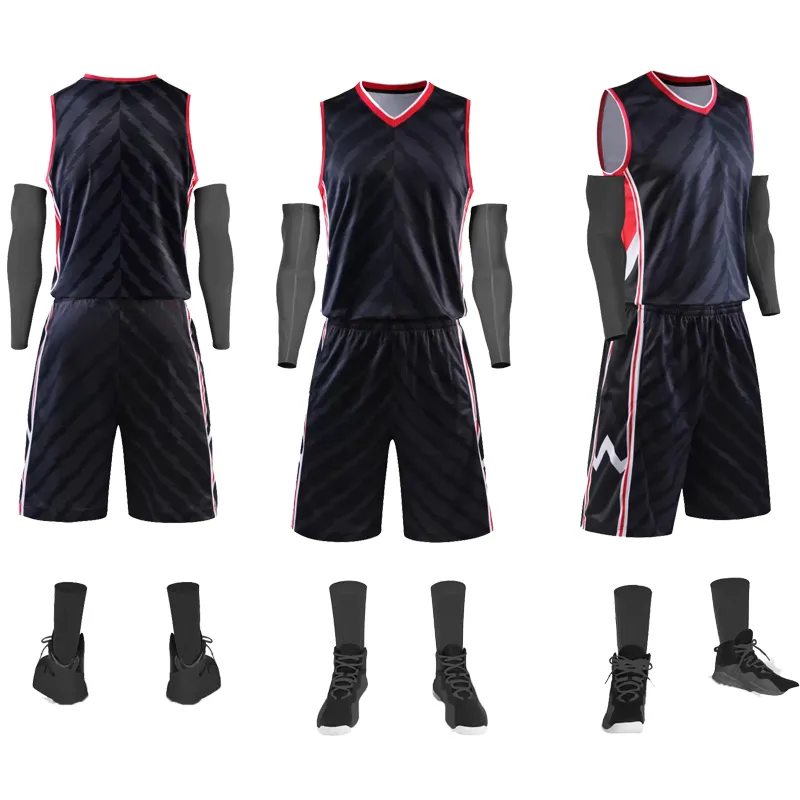 Jersey de formation de basket-ball de haut niveau de haute qualité ensemble en équipes vierges de basket-ball uniformes de basket-ball jerseys de basket-ball