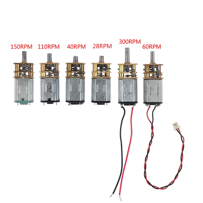 Small Electric Motors Precision DC 3.7V 5V Micro N20 Gear Motor With ...