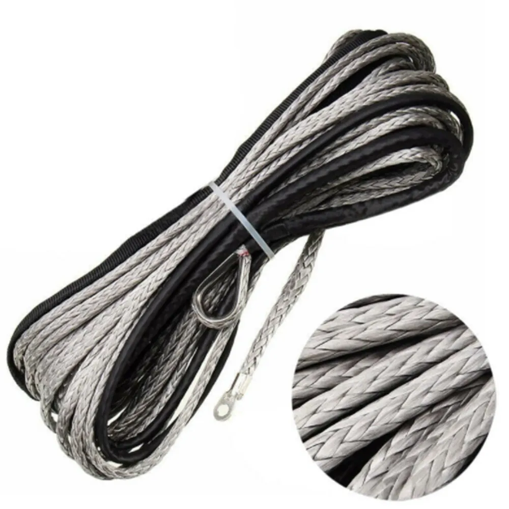 Towing Ropes 4.8mm15M Synthetic Winch Rope, Tow Cable for ATV UTV Truck ...