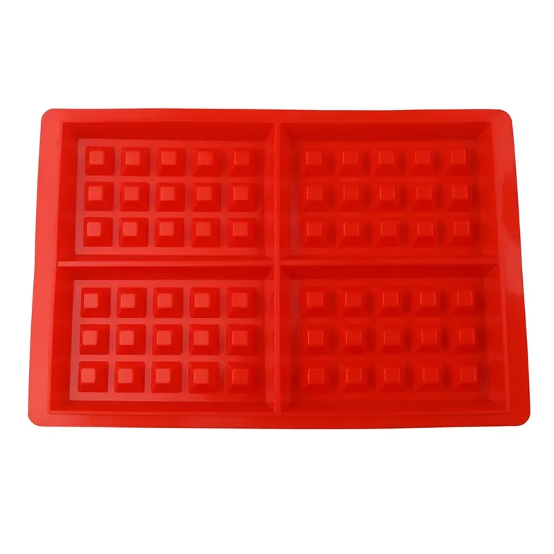 Waffle stampo silicone silicone a forma di formato da forno muffin padelle pane cioccolato torta flance