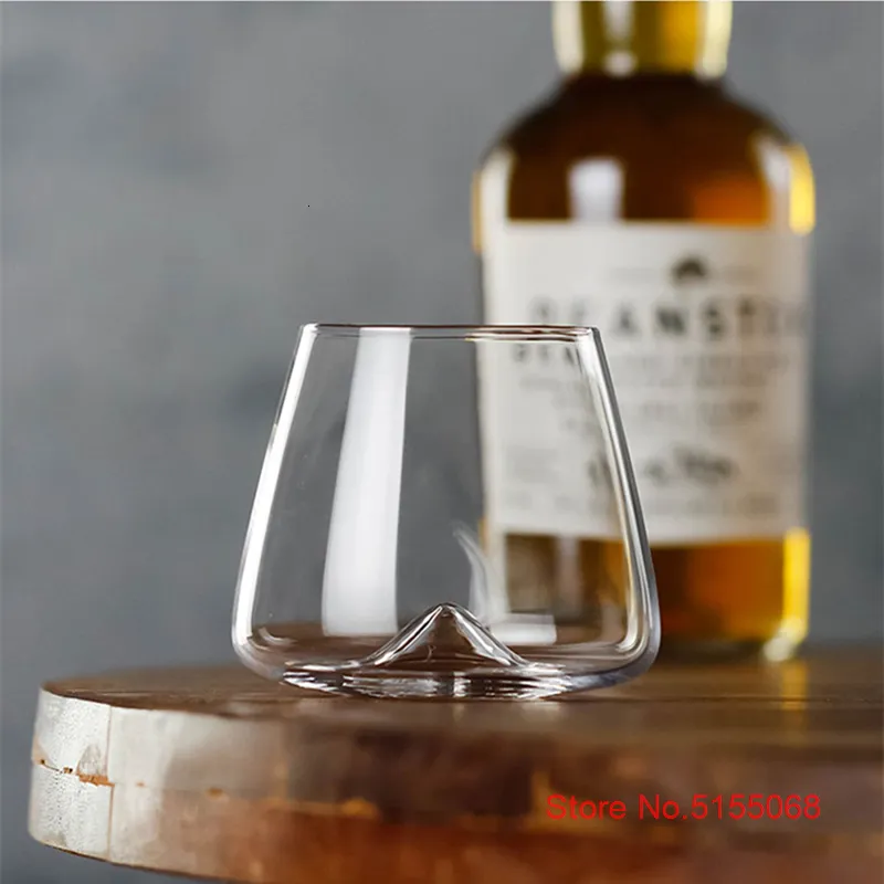 Wheddy Crystal Scotch Whisky Glass Rocks Glasses Tumbler Bottom Bottom Swirl Designer Vinho Copo para bar Verre Whisky Shot Glass