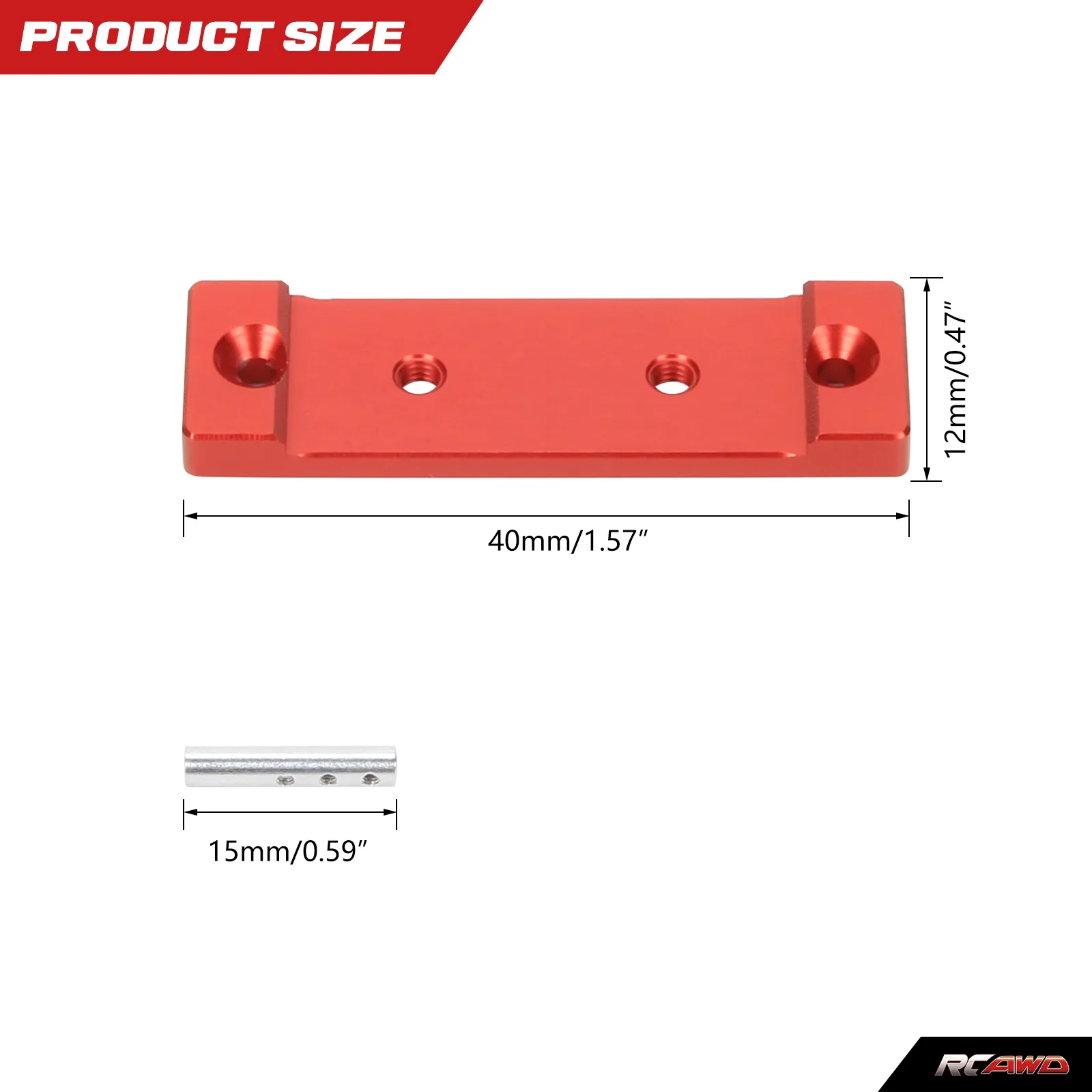Buy Rear Body Shell Mount Support For Axial SCX24 4WD RC Car Assembly
