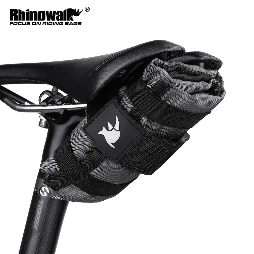 Sac Triangle De Cadre ROCKBROS - Pochette Rangement Vélo VTT/route - Noir