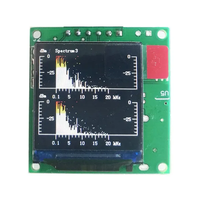 Amplifier Music Spectrum Display Analyzer Mini 1.3 "LCD MP3 Power Amplifier Audio Level Indicator Rhythm Balanced Vu Meter Module
