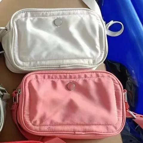 Unisex Crossbody Camera Bag Casual Small shoulder bag Belt Nylon Bags Strap Women Men Waist Bag Gym Elastic Adjustable Strap