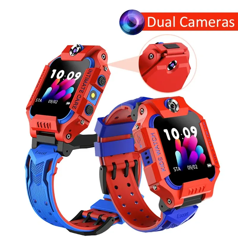 Смотрите Z6 Kids Kids Smart Watch Deep Wabounday 2G SIM -карта, камера SOS CAMER CAMER CAMER SOS.