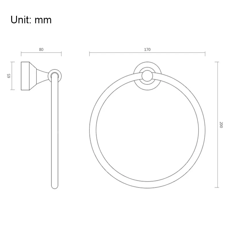 Gouden handdoekring witte porselein metalen hanger muur gemonteerd, badkamer hardware hanger Antiek wit porselein handdoekrek