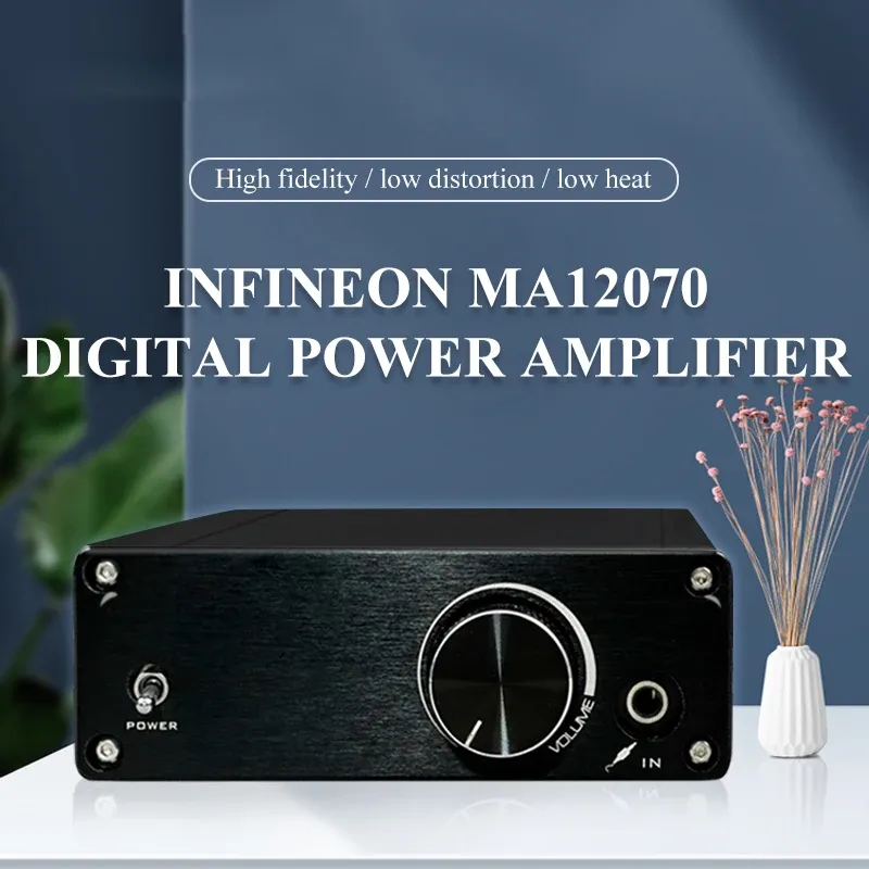 Amplificatore MA12070 Amplificatore di potenza digitale 80W*2 Infineon Hifi Home 2.0 Amplificatore di potenza Lyele Audio