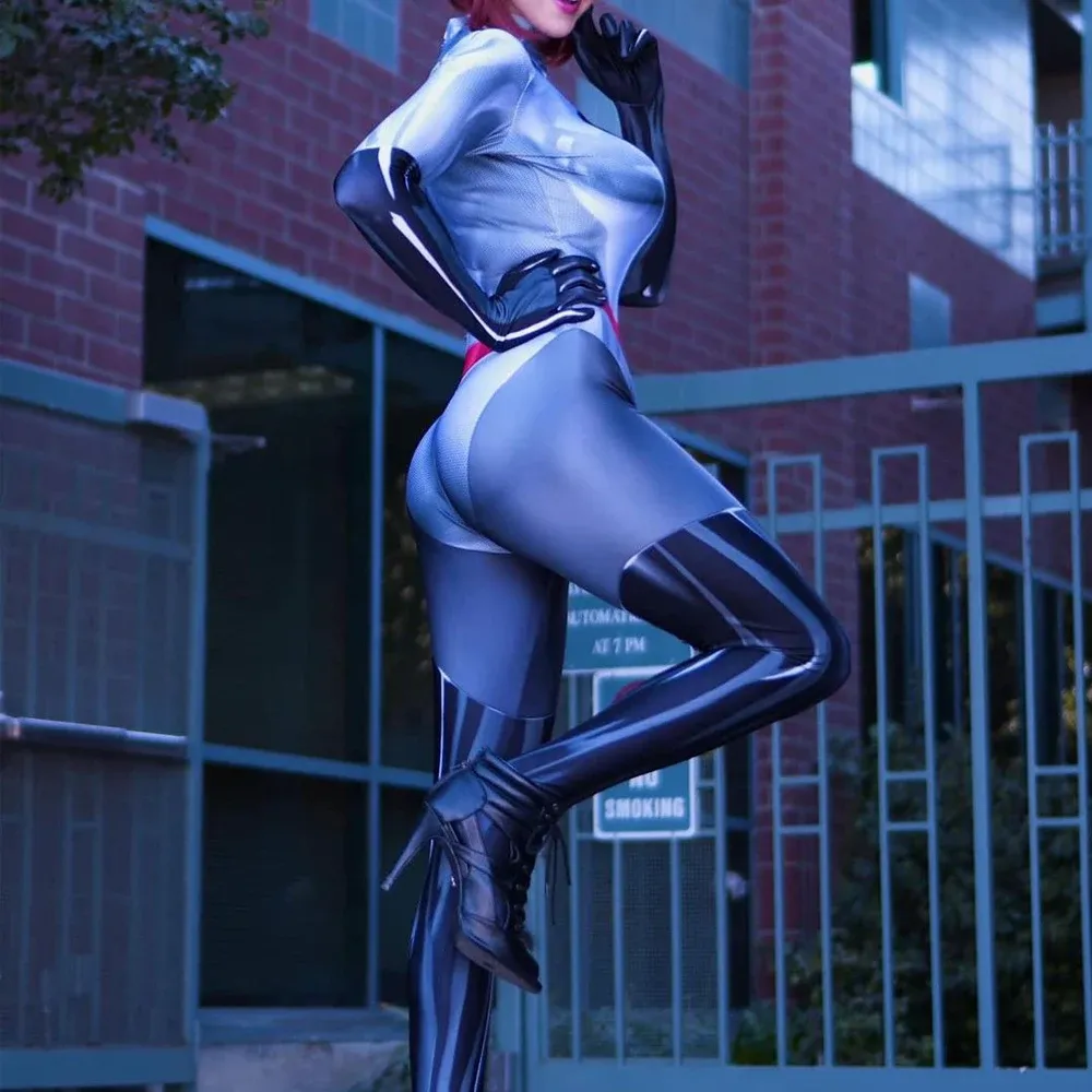 Elastigirl 2 Cosplay Costumes Girls Femme Zentai BodySuit Bodys Adult Kids Superhero Halloween