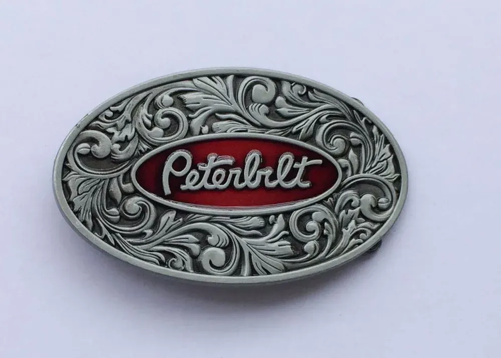 Fivela de cinto de caminhão Peterbilt oval adequado para 4 cm de cinturão