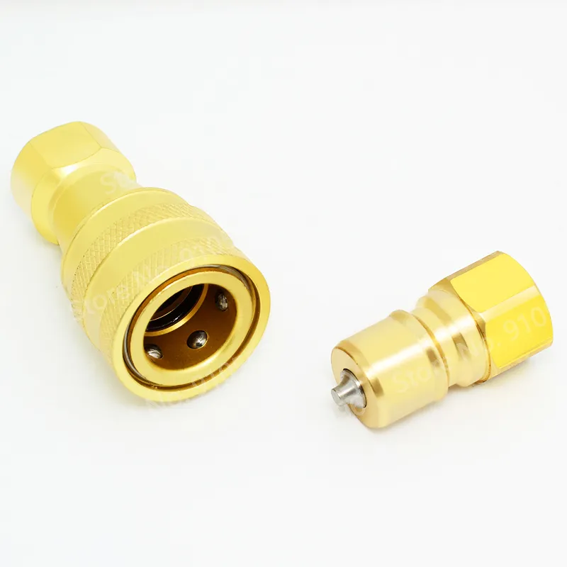 Hydraulic quick coupling brass 1/4 to 1 inch internal thread ISO7241KZD ...