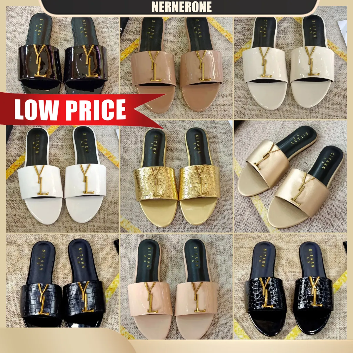 New Fashion Sandals Designer Frauen schwarzer Flip Flop Männer Gummi flacher Schieberegler Luxury Hotel Slide Summer Beach Slipper Größe35-42 Einfache passende Sandalen Top-Qualität 2024