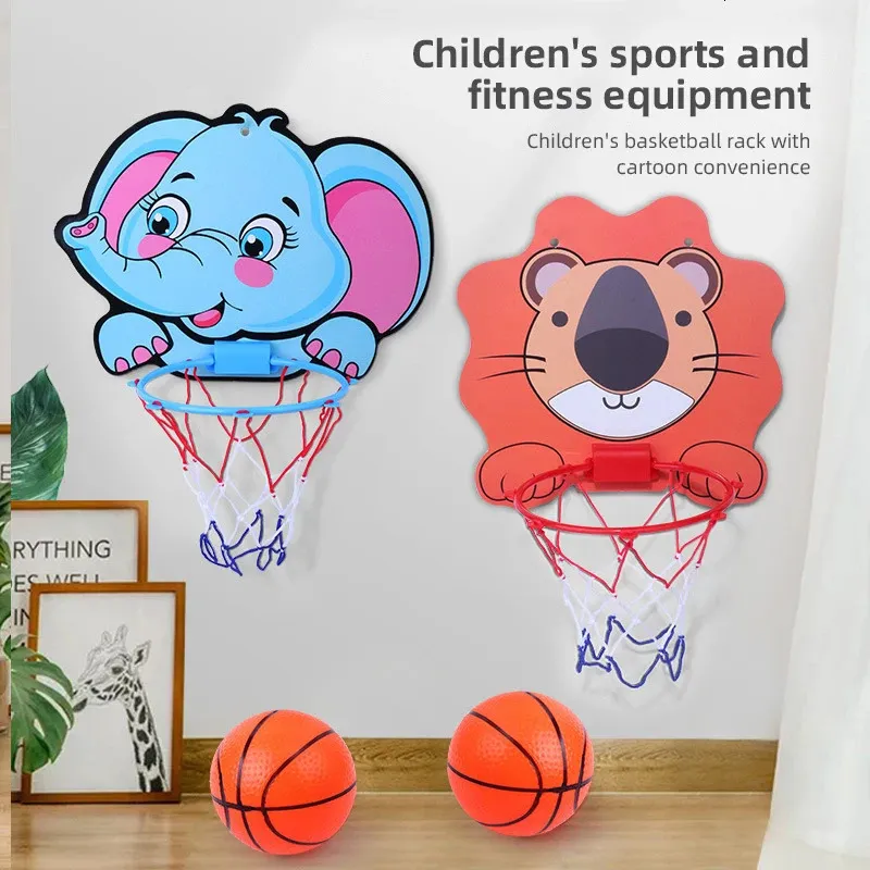 Kids Sports Toy Basketball Balls Toys for Boys Girls Wall Type Foldable Hoop Throw Outdoor Indoor Games Children Gift 240409