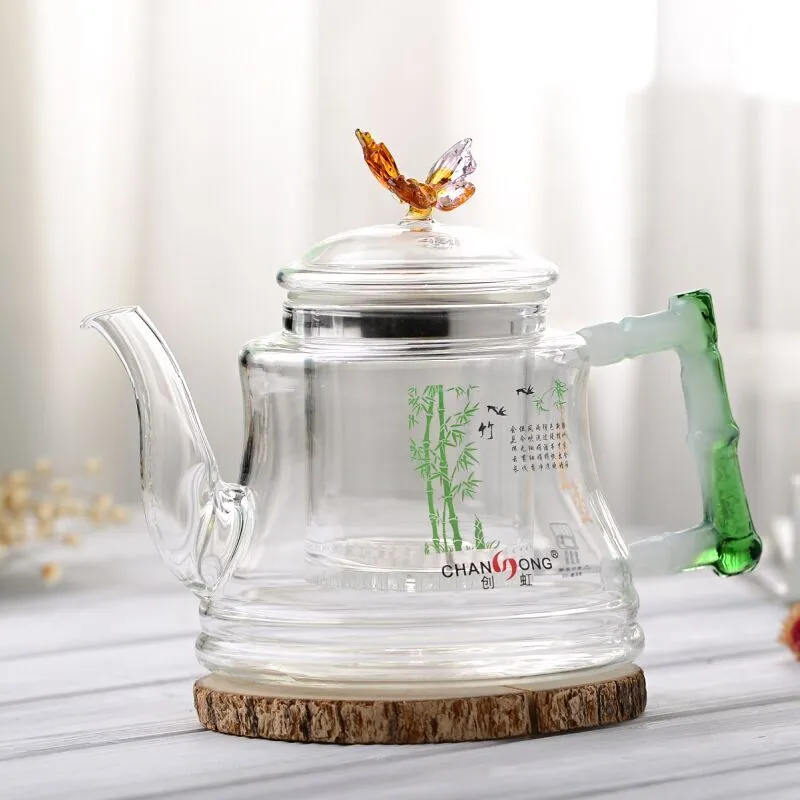 Hitzebeständiges Glas Spezialtopf zum Kochen von Tee, Dampfkessel, spezieller Kocher