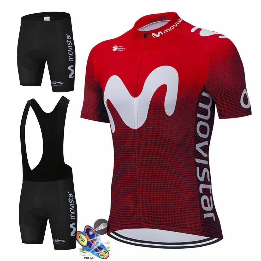 2022 Movistar Sportswear Cycling Jersey Clothing Bike Pant Mtb Ropa Ciclismo Men Summer Team Bicycling Maillot Culotte Wear