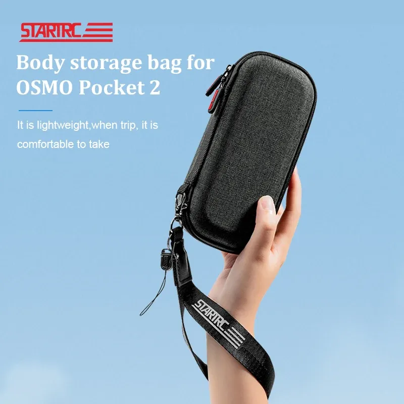 Konsoler för ficka 2 Portabel bärande fodral förvaringsväska handväska för DJI Pocket 2 handhållen gimbal kamera tillbehör skyddande kroppsväska