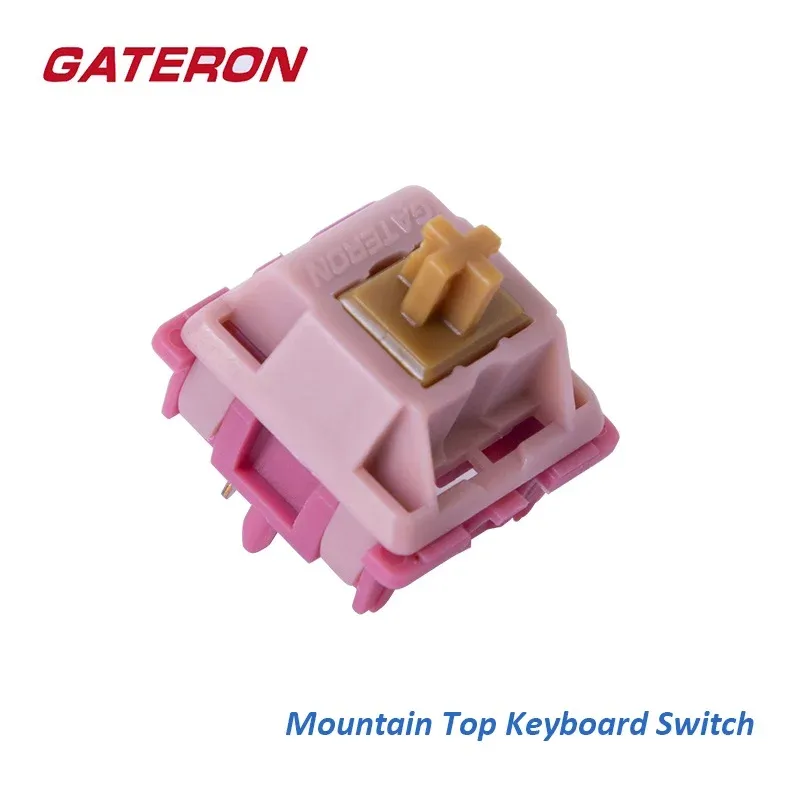 Аксессуары Gateron Mountain Top Switch Linear Fast Travel 50G 5pin Pre Lubeed Spead Indianced Mechnical Keyboard Mechnical Keyboard Work