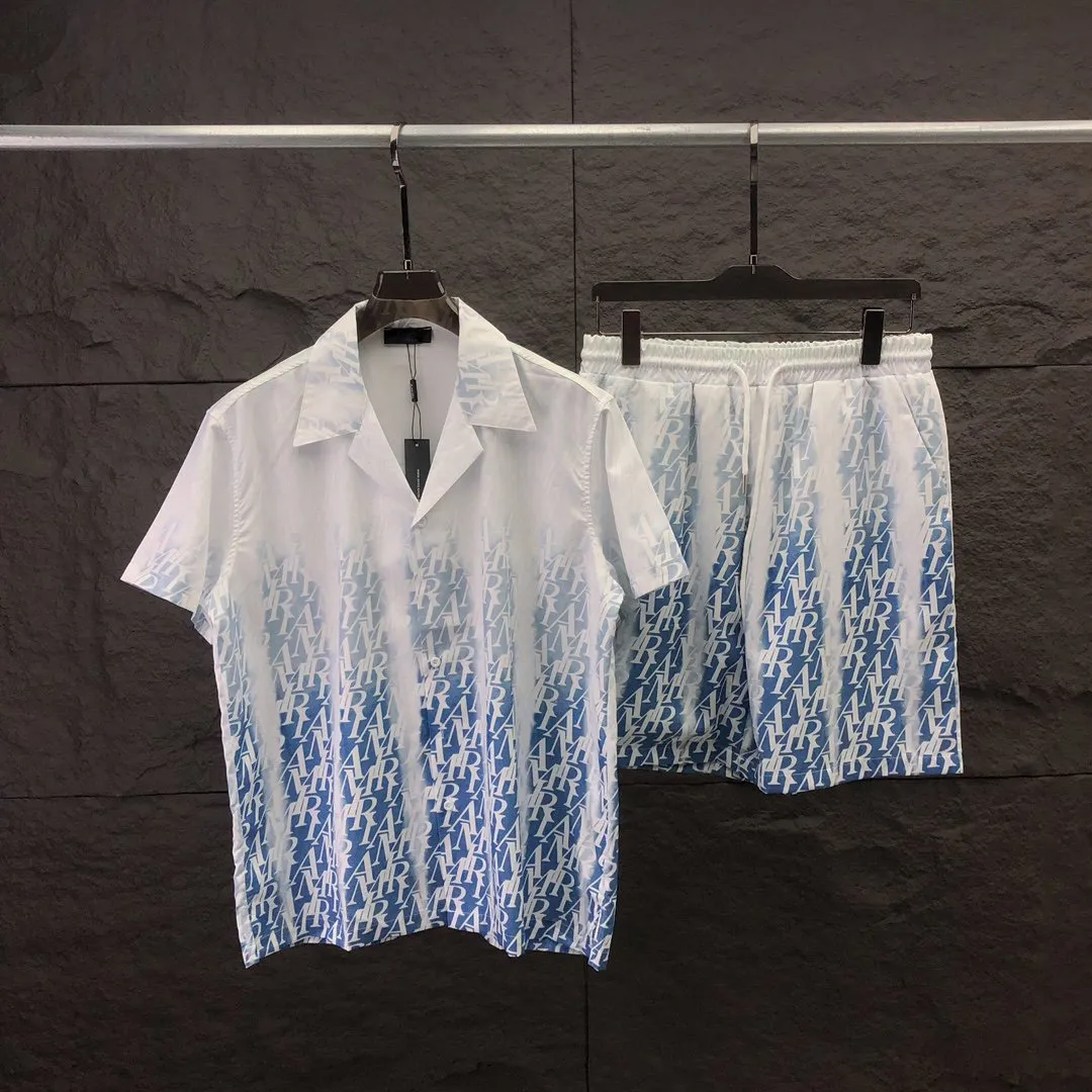 designers brand designer Mens Tracksuits Sets Jogger Sports Jogging Suits man tracksuits Two Piece Set T Shirt Summer Printed Short Sleeve Shorts M-3XL #20