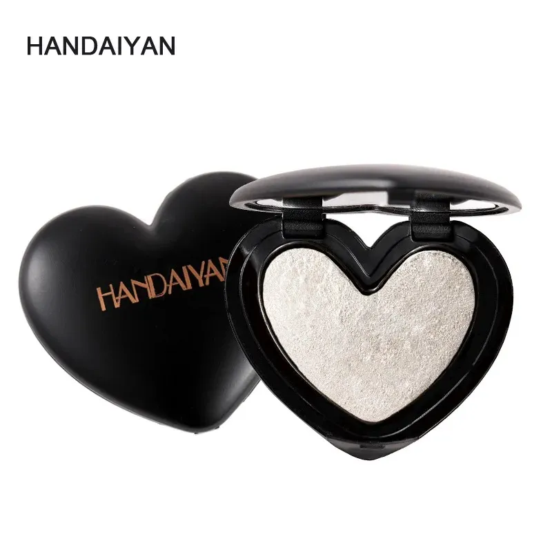 HANDAIYAN 6 Färger Highlighter Powder Glitter Palett