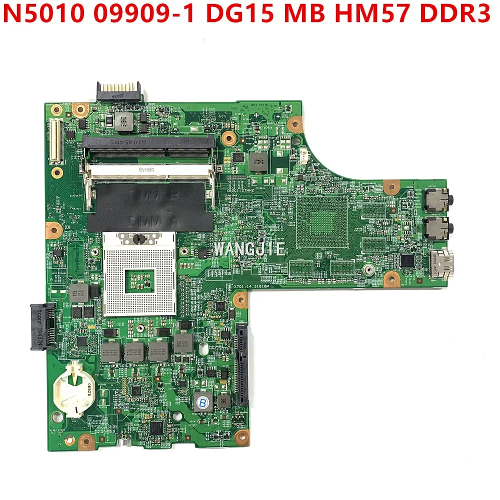 Moderkort för Dell Inspiron 15R N5010 Laptop Motherboard Notebook Mainboard CN0Y6Y56 0Y6Y56 099091 DG15 MB HM57 DDR3