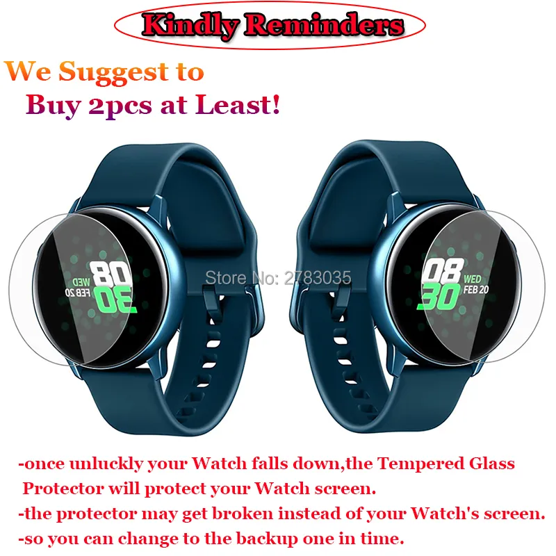 DHgate 5D Clear Anti Purple Light Tempered Glass Screen Protector for Fossil Gen 6 Smartwatch 42mm 44mm Cell Phones Accessories