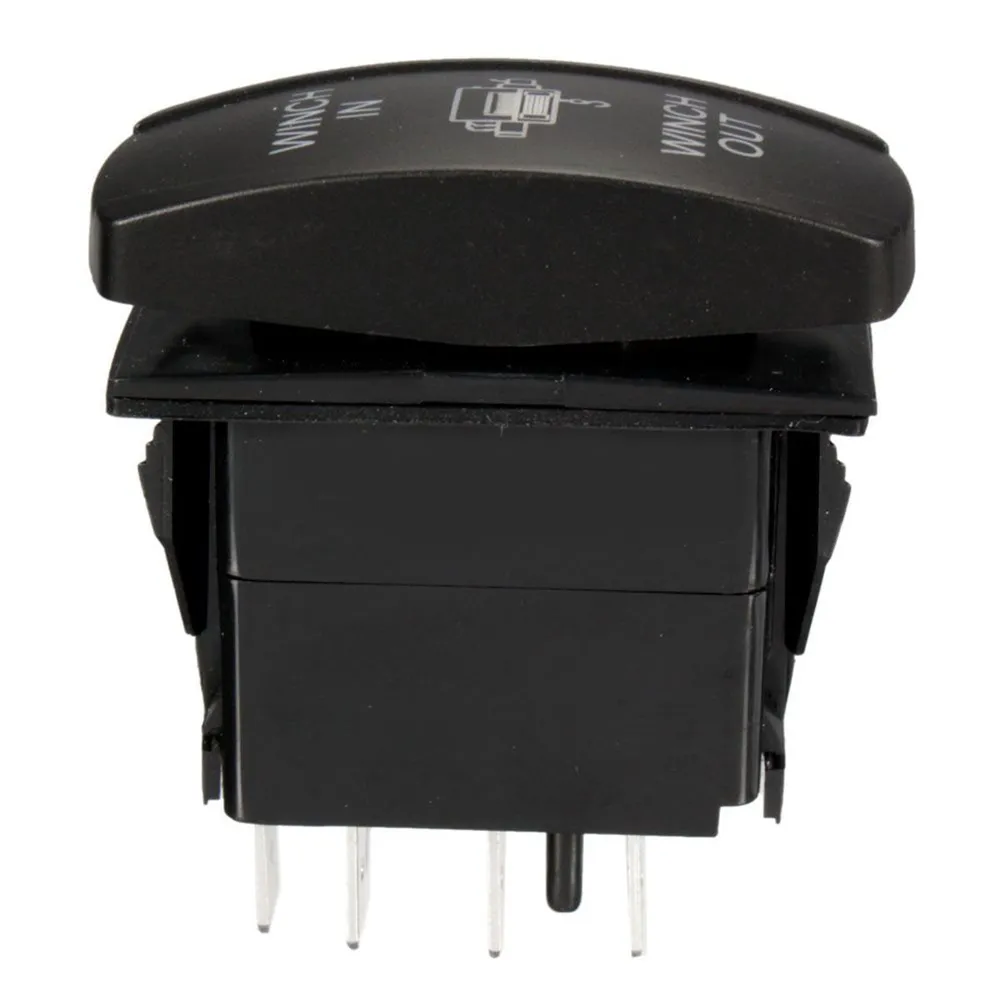 12V 24V 7 Pin Dual LED Winch Rocker Switch In/Out... From Ddmywonder ...