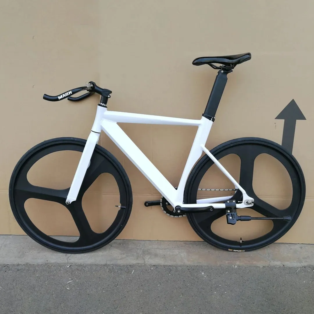 Aluminum Alloy Frame For Single Speed Bikes 52cm Fixed Gear Frameset With Fork 56cm Length Fits 700C 23 25C Tires Fixie Powder Coating Bike Frame From Homepro6 240.17 DHgate.Com