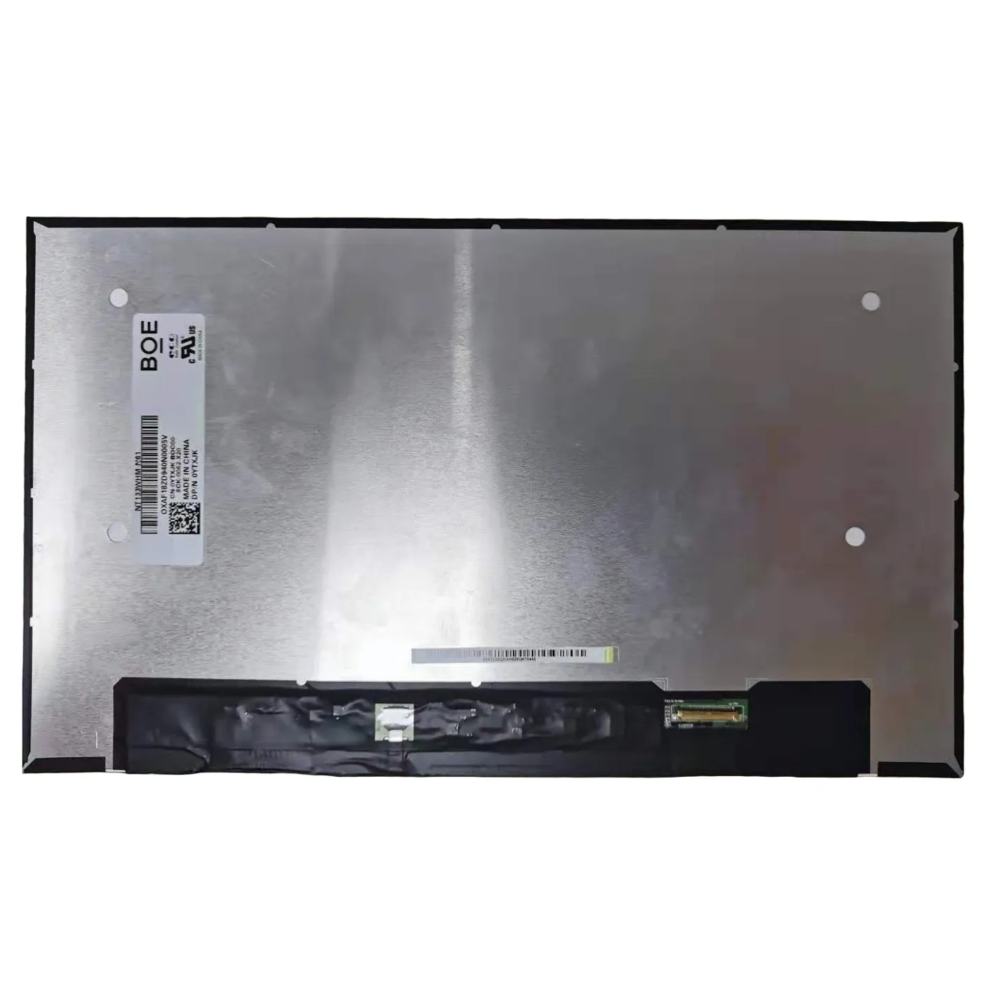 Scherm 13,3 inch Matrixpaneel NT133WHMN61 M133NWR9 R0 voor Dell Latitude 13 3301 5300 7380 P97G Laptop LCD -schermvervanging 1366*768