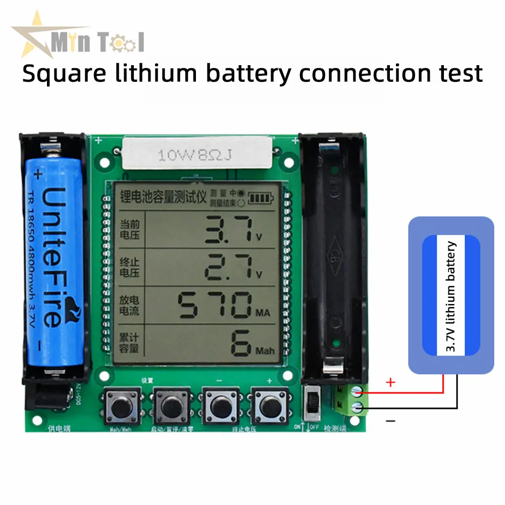 XH-M240 /XH-M239 /TYPE-C LCD Display Batterijcapaciteit Tester Mah MWH 18650 Lithium Batterij Digitale meting Lithium Batterij