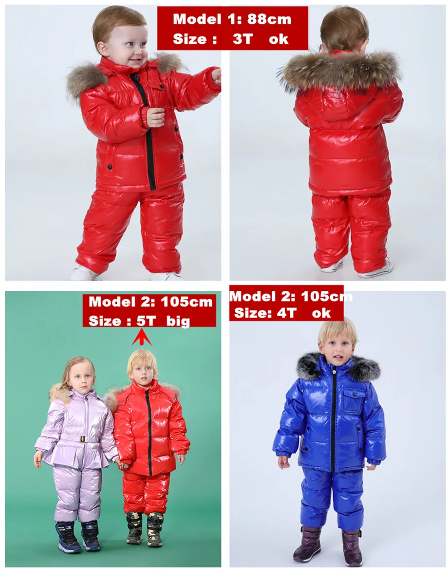 Orangemom Россия Зимняя детская детская одежда устанавливает девочку одежду для девочек в канун.