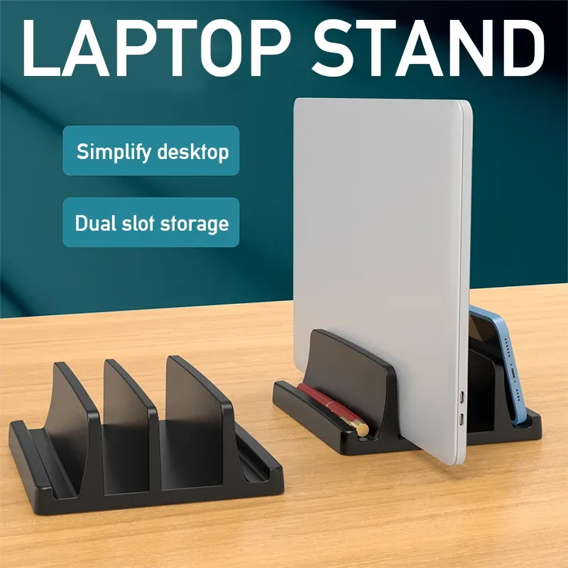 Stands Notebook Stand Vertical Laptop Stand For Tablet Cell Phone Holder For iPad MacBook Mac Pro Base Tablet Bracket