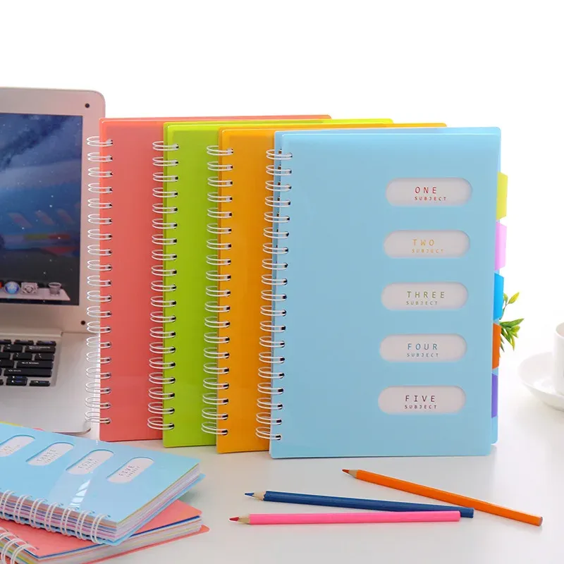 Notebooks 240/300 pages coloré.