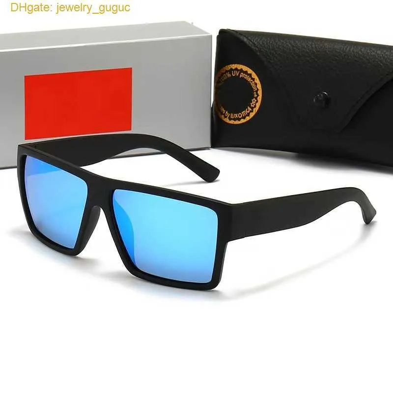 Nouvelle marque classique Wayfarer Luxury Square Sunglasses Men Femmes Femmes Cadre d'acétate avec verrures Ray Lenses de soleil pour Male