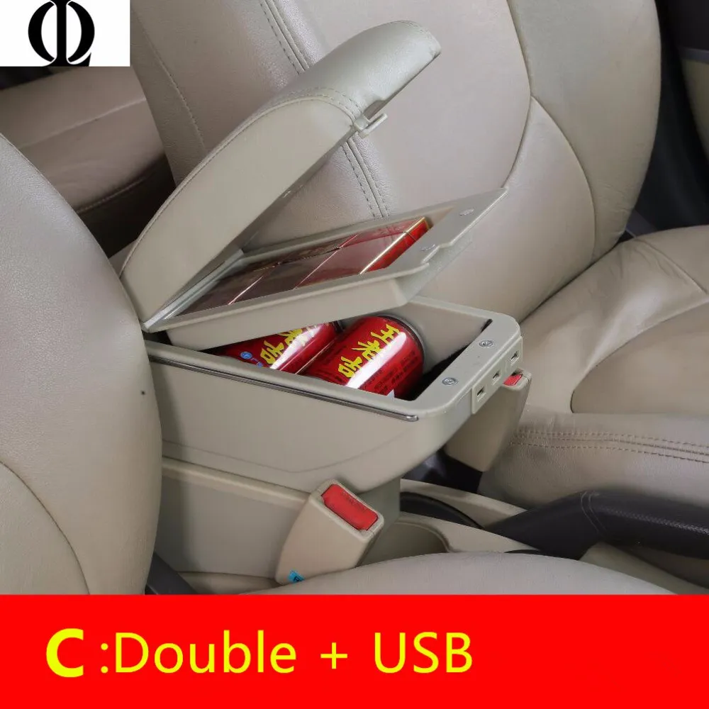 Center Console Armrest Replacement For Citroen C3 Picasso - Storage Box With Sliding Lid, Arm Support