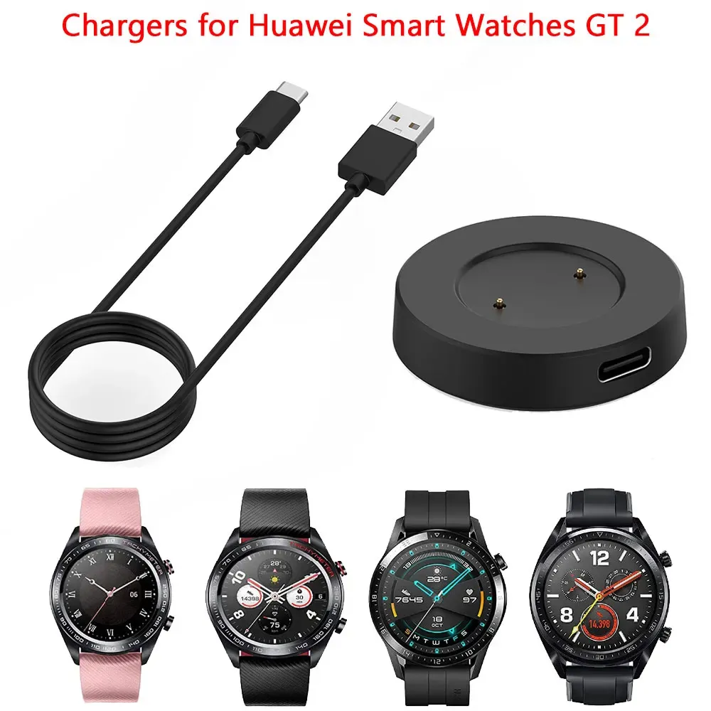 Huawei için Şarj Cihazları GT SMART SATRANLARI GT2E GT2 42mm 46mm Sport Klasik Aktif Onur USB Kablo Şarjı Taşınabilir Kablosuz