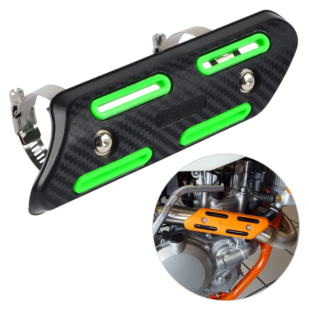 DHgate.com:Kawasaki Black Exhaust Pipe Heat Shield Guard for