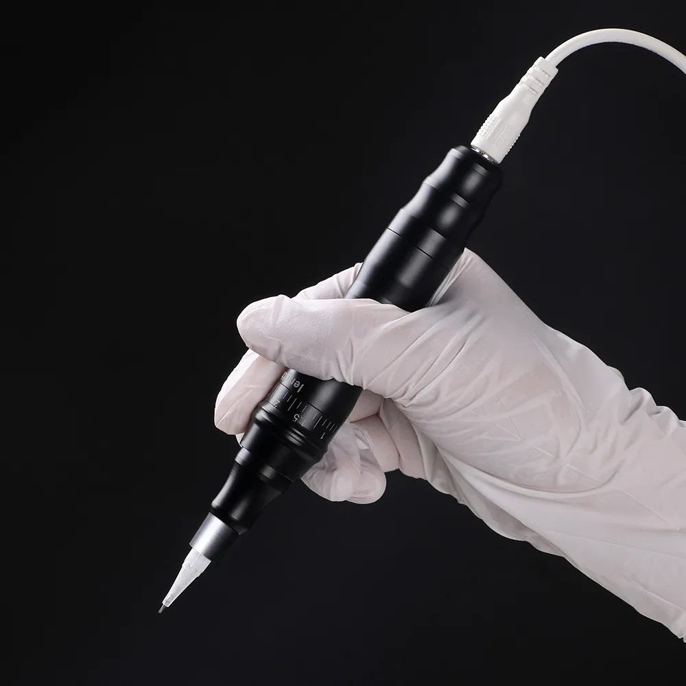 CHUSE Connect Cable Für Permanent Make-up Maschine C5 Classic & C5 Pro – 1,8 M Länge, 3-Pin & 3,5 Mm Anschluss