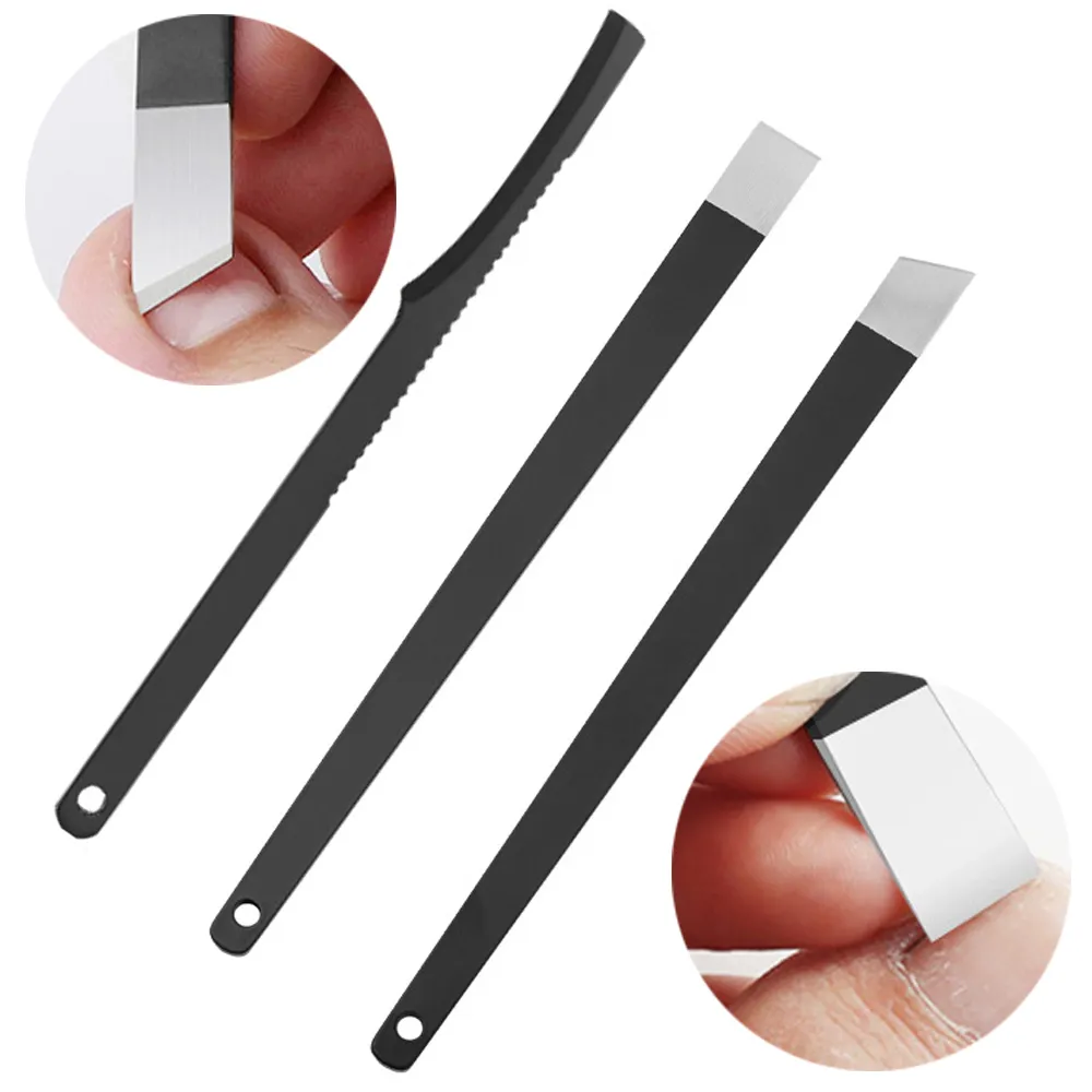 3PCS palce paznokci stóp paznokcie stóp Pedicure Kit noża narzędzia manicure narzędzia do usuwania skóry pliki palec separatory wrastające narzędzia do pedicure