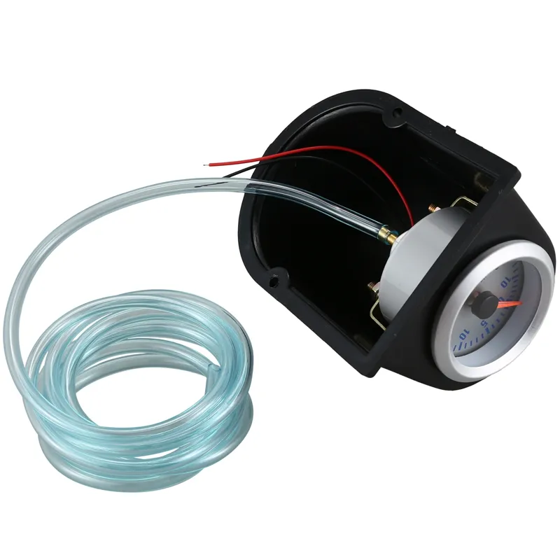 52mm 30 PSI Turbo Boost Pressure Gauge – Vacuum / Turbo Pointer Meter With Light