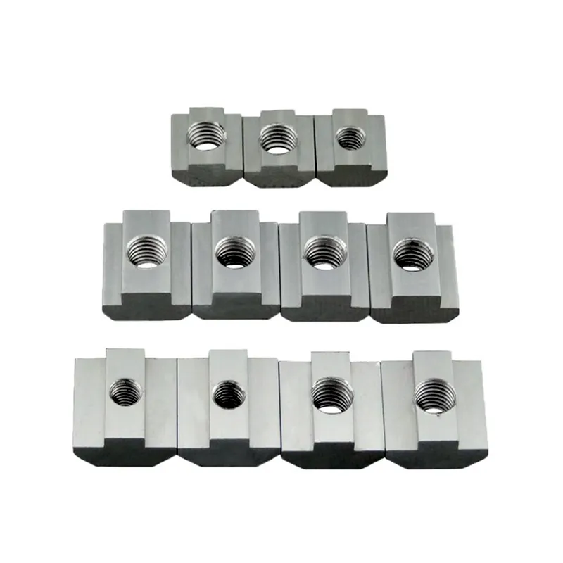 100 PZ DADO profilato in alluminio sistema profili alluminio tagliati 100 PZ DADO profilato in alluminio sistema profili alluminio tagliati