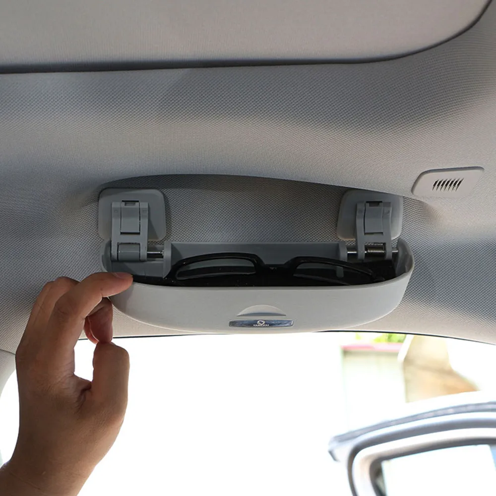 LFOTPP Car Sunglasses Holder For Toyota C-HR (2016-2023) - Mounts On Door Handle, Black