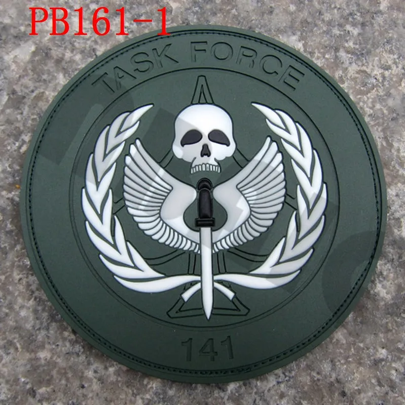 Task Force Odin Tactical PVC Rubber Patch TO1 - Hook Fastener